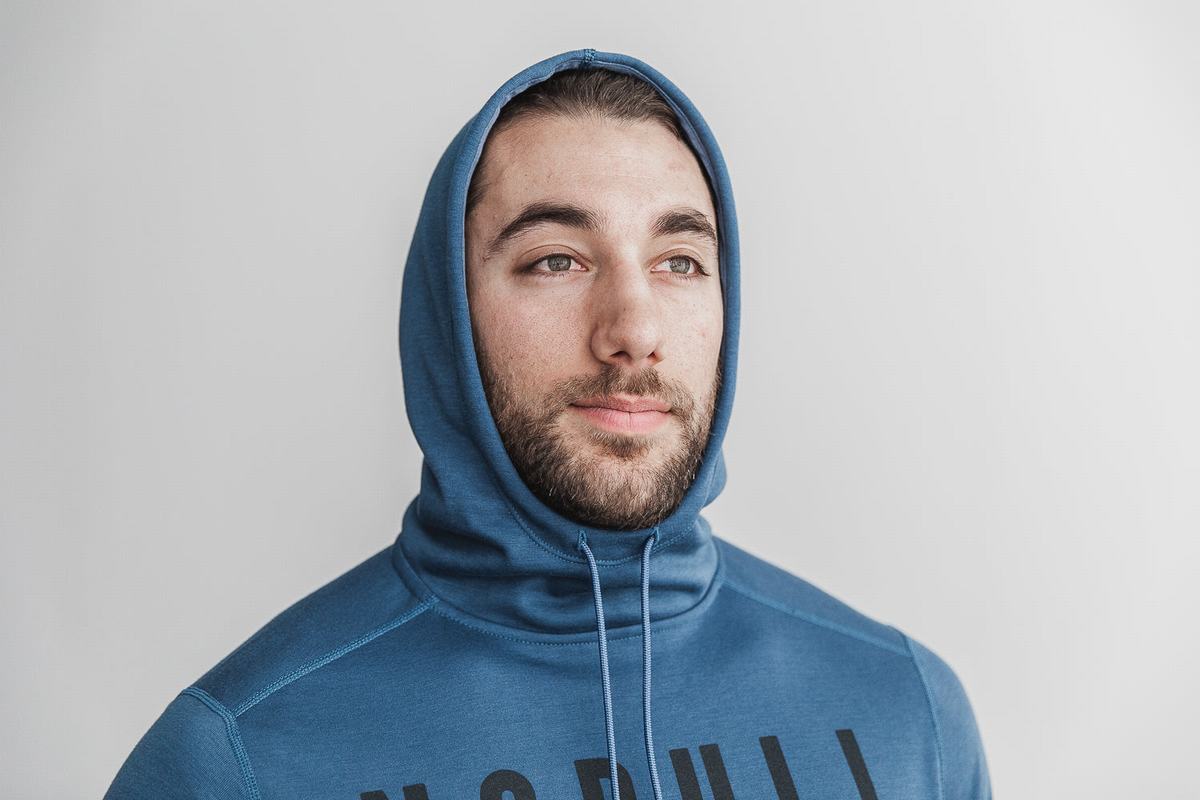 Nobull Men's Hoodie White | Australia (UY2794)